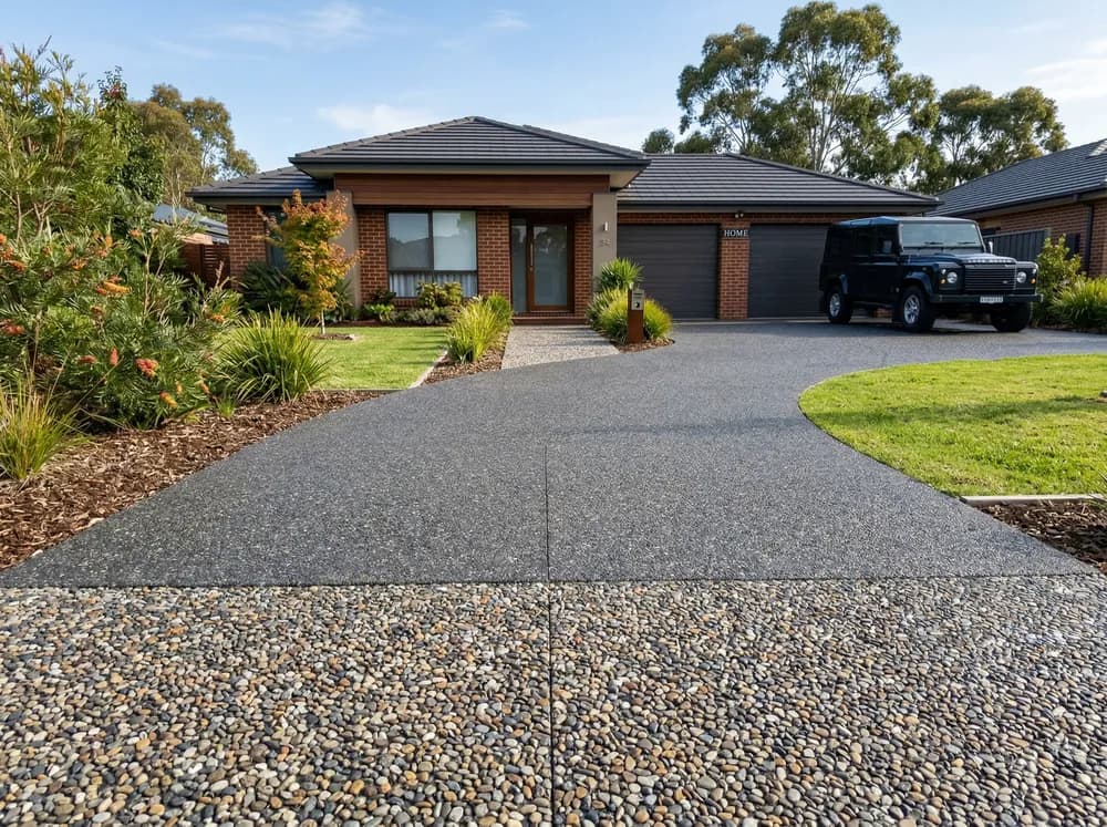 Exposed Aggregate Driveway